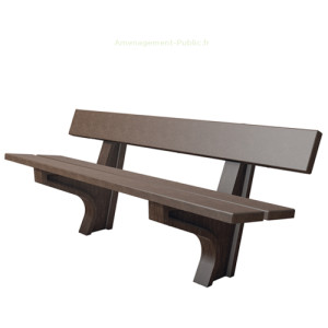 Banc Aspen plastique recyclé