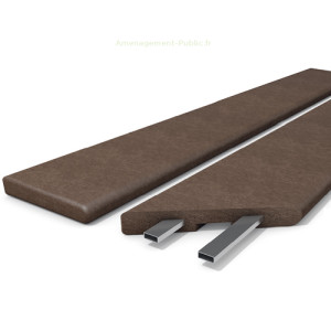 Assise de banc plastique recyclé