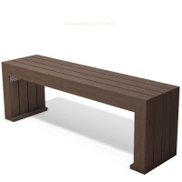 Banc Sagano plastique recyclé