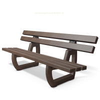 Banc Sumava plastique recyclé
