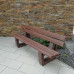 Banc public en plastique recyclé pour exterieur