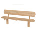 Banc extérieur en bois de robinier