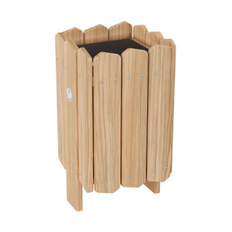 Corbeille en bois de robinier