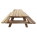 Table en bois pour espaces de détente