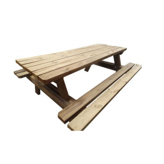 Table en bois pour espaces de détente