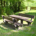 Table d'extérieur Oulanka en plastique recyclé Table en plastique recyclé pour aménagement public