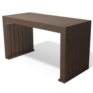 Table Sagano plastique recyclé