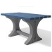 Table d'extérieur Tiveden en plastique recyclé Table en plastique recyclé pour aménagement public