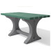 Table d'extérieur Tiveden en plastique recyclé Table en plastique recyclé pour aménagement public