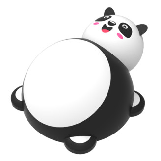 Panda en caoutchouc EPDM pour aire de jeux