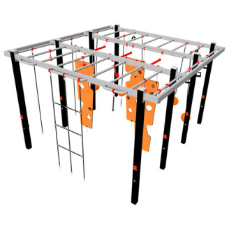 Structure de parcours d’obstacles extérieur
