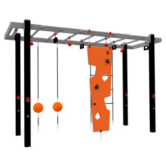 Structure de parcours d’obstacles extérieur
