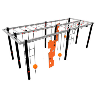 Structure de parcours d’obstacles extérieur