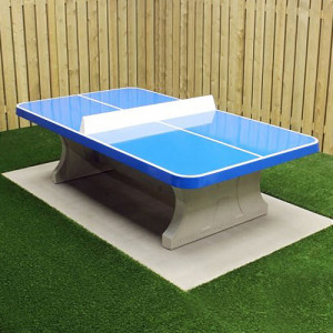 Table de ping-pong en béton (Bords arrondis)
