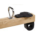Poignée en acier inox pour jeux en bois