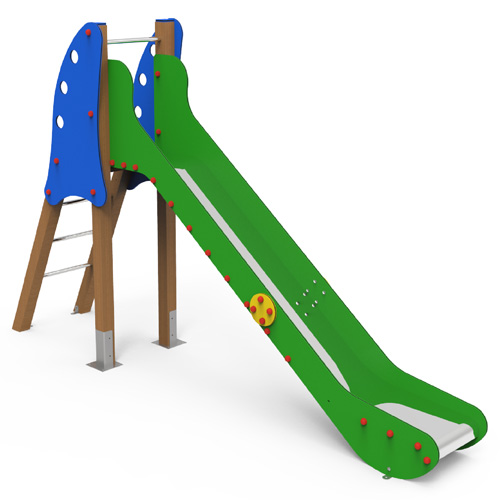 Toboggan classique pour aire de jeux extérieur 3-14 ans