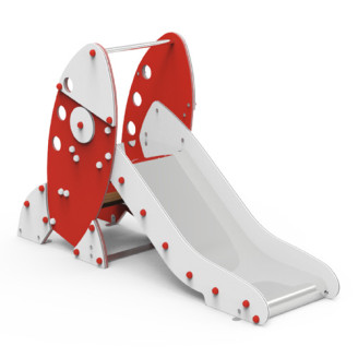 Toboggan Fusée pour aire de jeux 1-3 ans