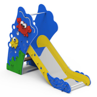 Toboggan Océan pour aire de jeux 1-3 ans