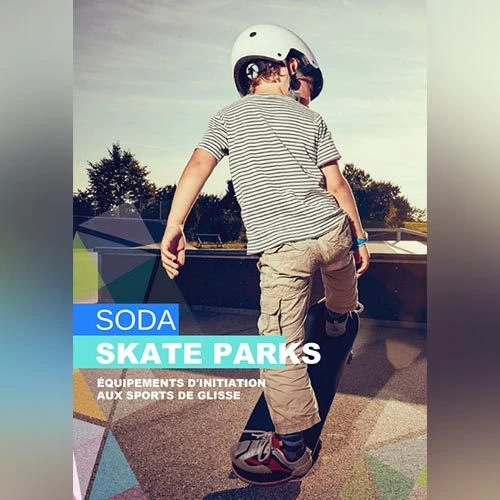 Catalogue de présentation des modules de skatepark Soda