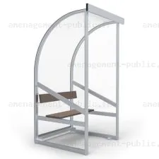 Banc de touche 2 places pour aménagement des stades