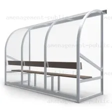 Banc de touche 6 places pour aménagement des stades