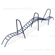 Echelle métal pour aire de jeux