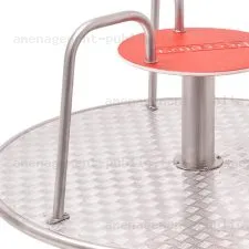 Tourniquet en inox pour aires de jeux extérieures