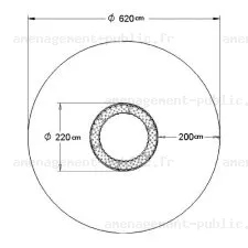 Structure de jeux dynamique pour aires de jeux extérieurs