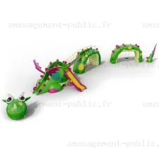 Aire de jeux à thème Dragon