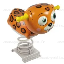 Jeu sur ressort pour aires de jeux