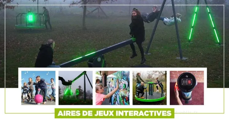 Aires de jeux interactives à énergie cinétique