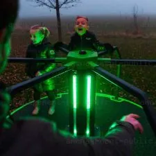 Carrousel à LED interactif pour aires de jeux