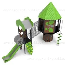 Structure multi-activités pour aires de jeux extérieur