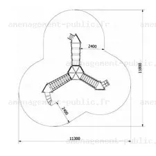 Phare pour aires de jeux d'enfants