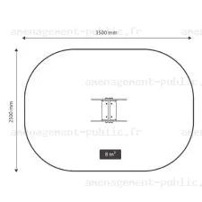 Jeu à bascule Staturus pour aires de jeux