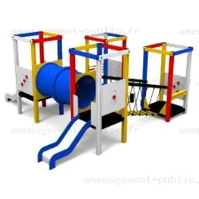 Structure pour aire de jeux 4 tours Ludicolors