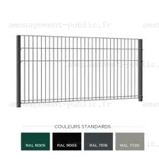 Grille en trellis soudé pour sécuriser les aires de jeux extérieures