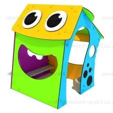 Maisonnette pour aires de jeux sur le thème des monstres