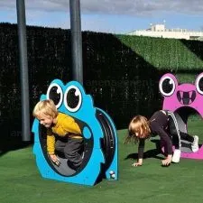 Tunnel pour aires de jeux sur le thème des monstres