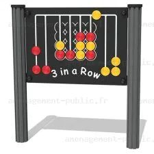 Panneau de jeu extérieur pour enfants inspiré du Puissance 4