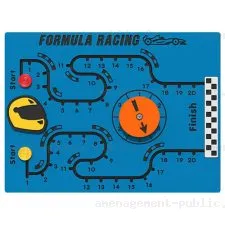 Panneau de jeu extérieur pour enfant F1 Racing