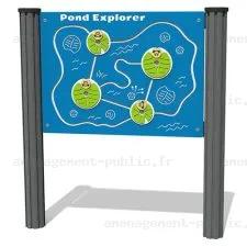 Panneau de jeu Parcours Grenouilles