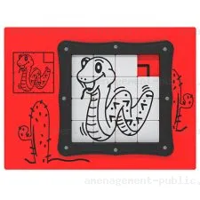 Puzzle coulissant Serpent pour aire de jeux extérieure