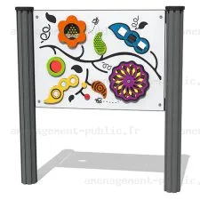 Jeu sensoriel Panneau Floral