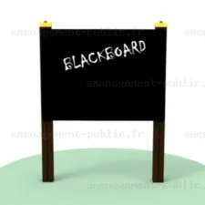 Tableau noir à craie pour jeu de plein air