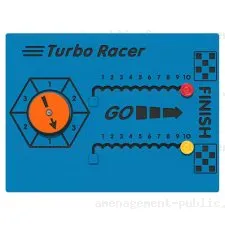 Panneau de jeu extérieur pour enfant Turbo Racer