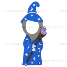 Panneau passe-tête Sorcier pour enfants
