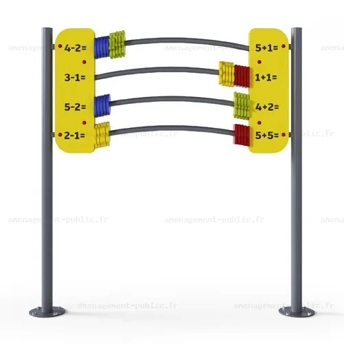 Panneau d'activités Boulier Abaque