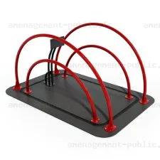 Jeu sur ressort pour aires de jeux accessible aux enfants en situation de handicap