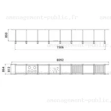 Parcours extérieur d'intégration sensorielle PMR